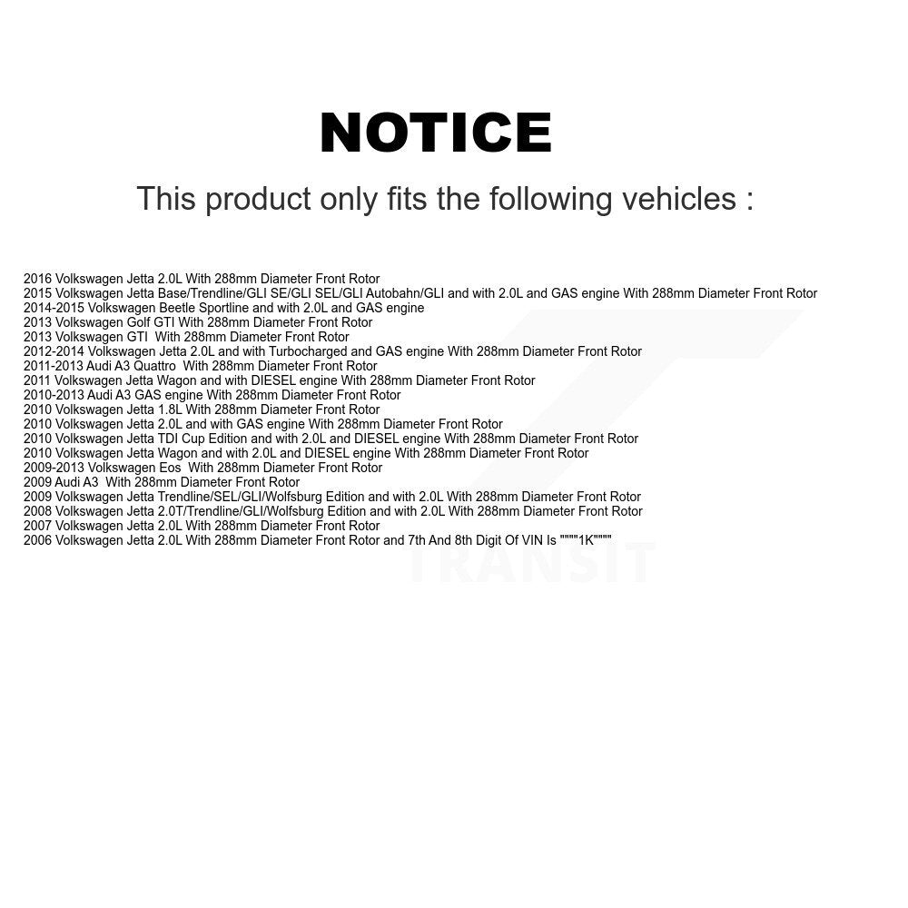 Disc Rotors and Brake Pads Kit-KCG-100508C - Kit.bestparts.ca
