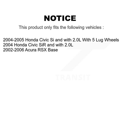 Disc Rotors and Brake Pads Kit-KCG-100518S - Kit.bestparts.ca