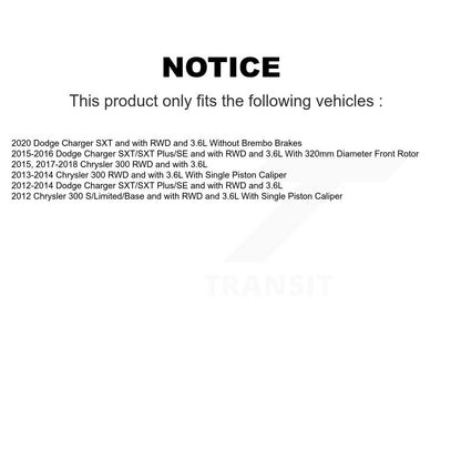 Disc Rotors and Brake Pads Kit-KCG-102361N - Kit.bestparts.ca