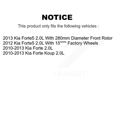 Disc Rotors and Brake Pads Kit-KCG-102748N - Kit.bestparts.ca