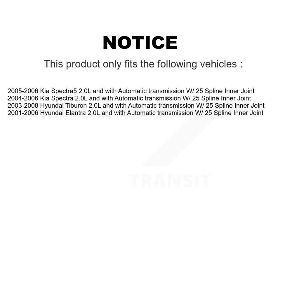 CV Axle Shaft Kit-KCV-100147 - Kit.bestparts.ca