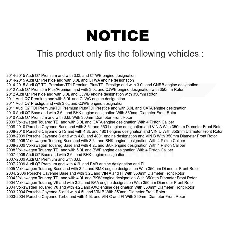 Brake Pads Kit-KCW-100060 - Kit.bestparts.ca Kit.bestparts.ca