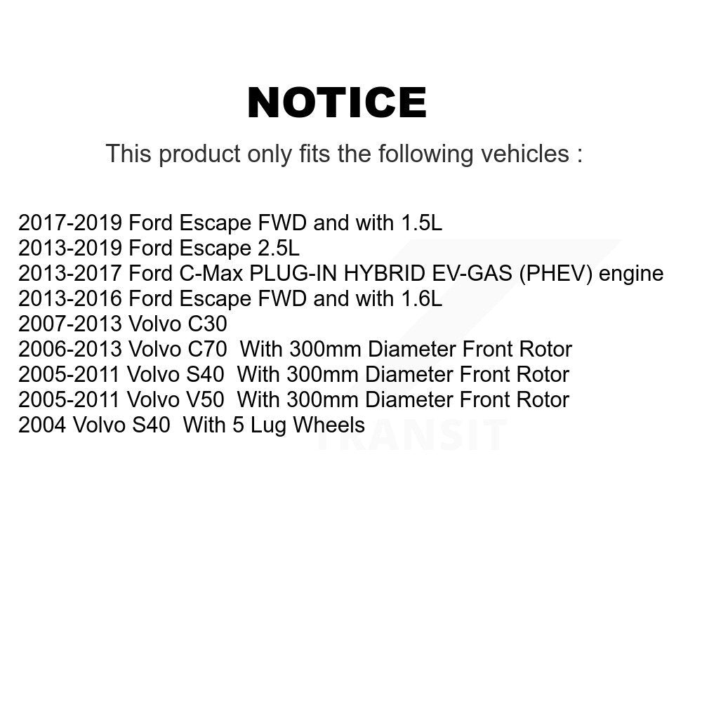 Disc Brake Rotor Kit-KD-100059 - Kit.bestparts.ca