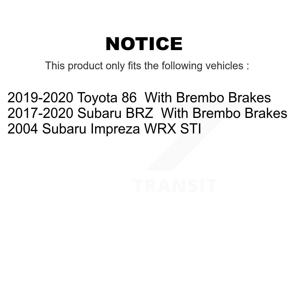 Disc Brake Rotor Kit-KD-100711 - Kit.bestparts.ca