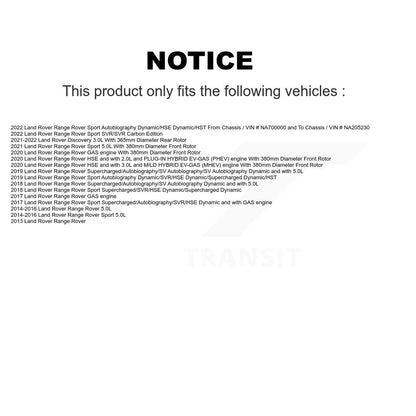 Disc Brake Rotor Kit-KD-100800