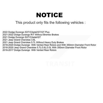 coated disc rotors and ceramic brake pads-kda-100079 - Kit.bestparts.ca