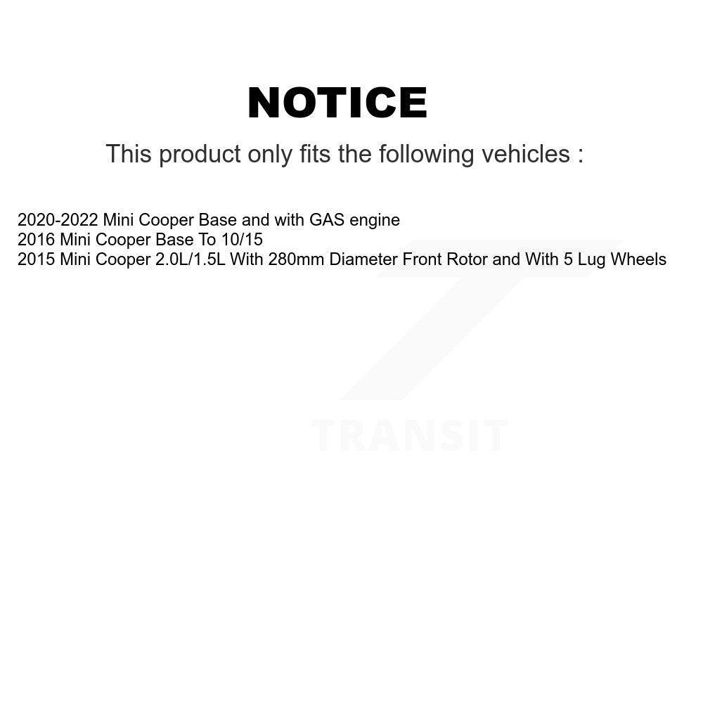 Disc Rotors and Semi-Metallic (Front) & Ceramic (Rear) Brake Pads Kit-KDA-100728 - Kit.bestparts.ca Kit.bestparts.ca