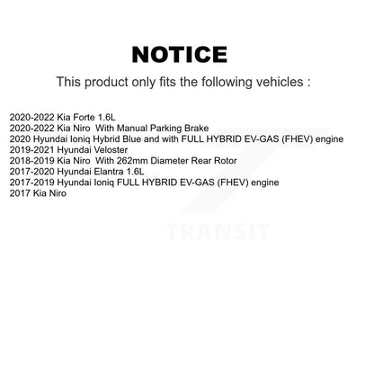 coated disc rotors and ceramic brake pads-kda-101890 - Kit.bestparts.ca