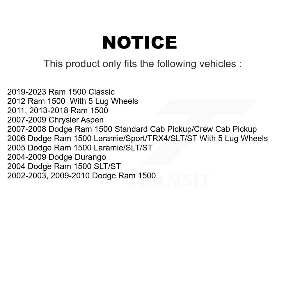 Coated Disc Rotors and Semi-Metallic Brake Pads Kit-KDA-102132 - Kit.bestparts.ca Kit.bestparts.ca