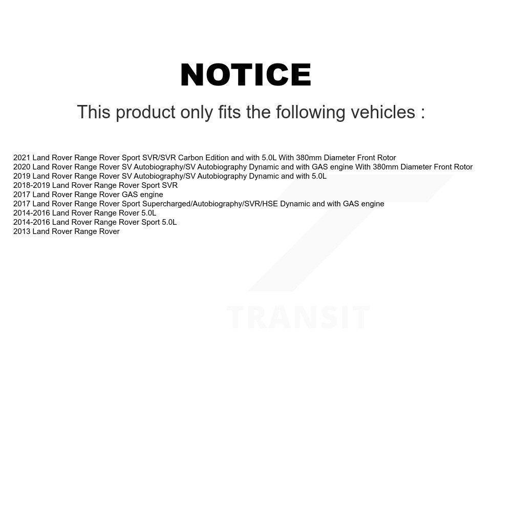 Disc Rotors and Ceramic Brake Pads Kit-KDC-101695