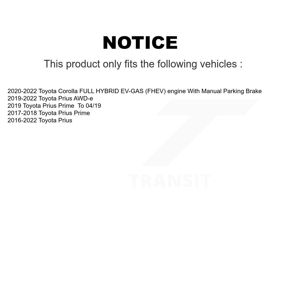 Coated Disc Rotors and Ceramic Brake Pads Kit-KDC-101698 Kit.bestparts.ca
