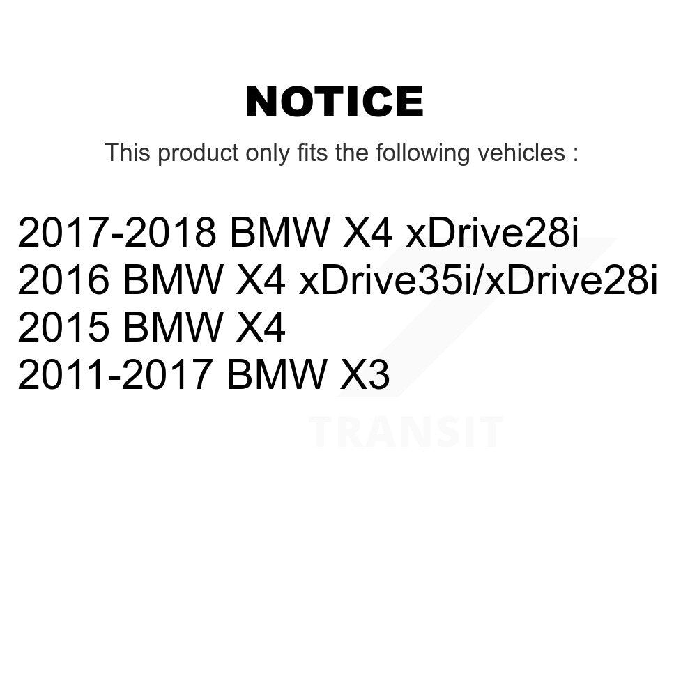 Coated Disc Rotors and Semi-Metallic Brake Pads Kit-KDF-100144 - Kit.bestparts.ca Kit.bestparts.ca
