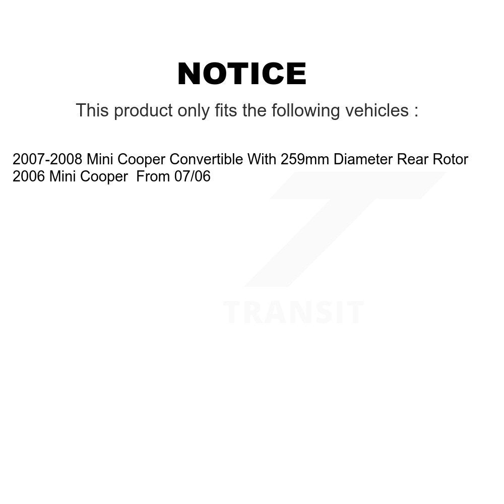 Coated Disc Rotors and Semi-Metallic Brake Pads Kit-KDF-100497 - Kit.bestparts.ca Kit.bestparts.ca
