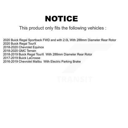 Coated Disc Rotors and Semi-Metallic Brake Pads Kit-KDF-100874 - Kit.bestparts.ca