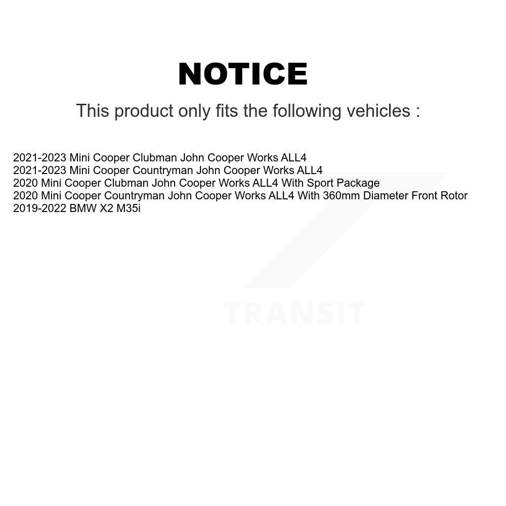 Disc Rotors and Semi-Metallic Brake Pads Kit-KDF-101229