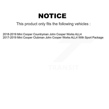 Coated Disc Rotors and Semi-Metallic Brake Pads Kit-KDF-101300 - Kit.bestparts.ca