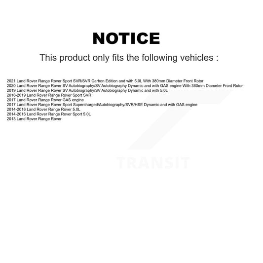 Disc Rotors and Semi-Metallic Brake Pads Kit-KDF-101811