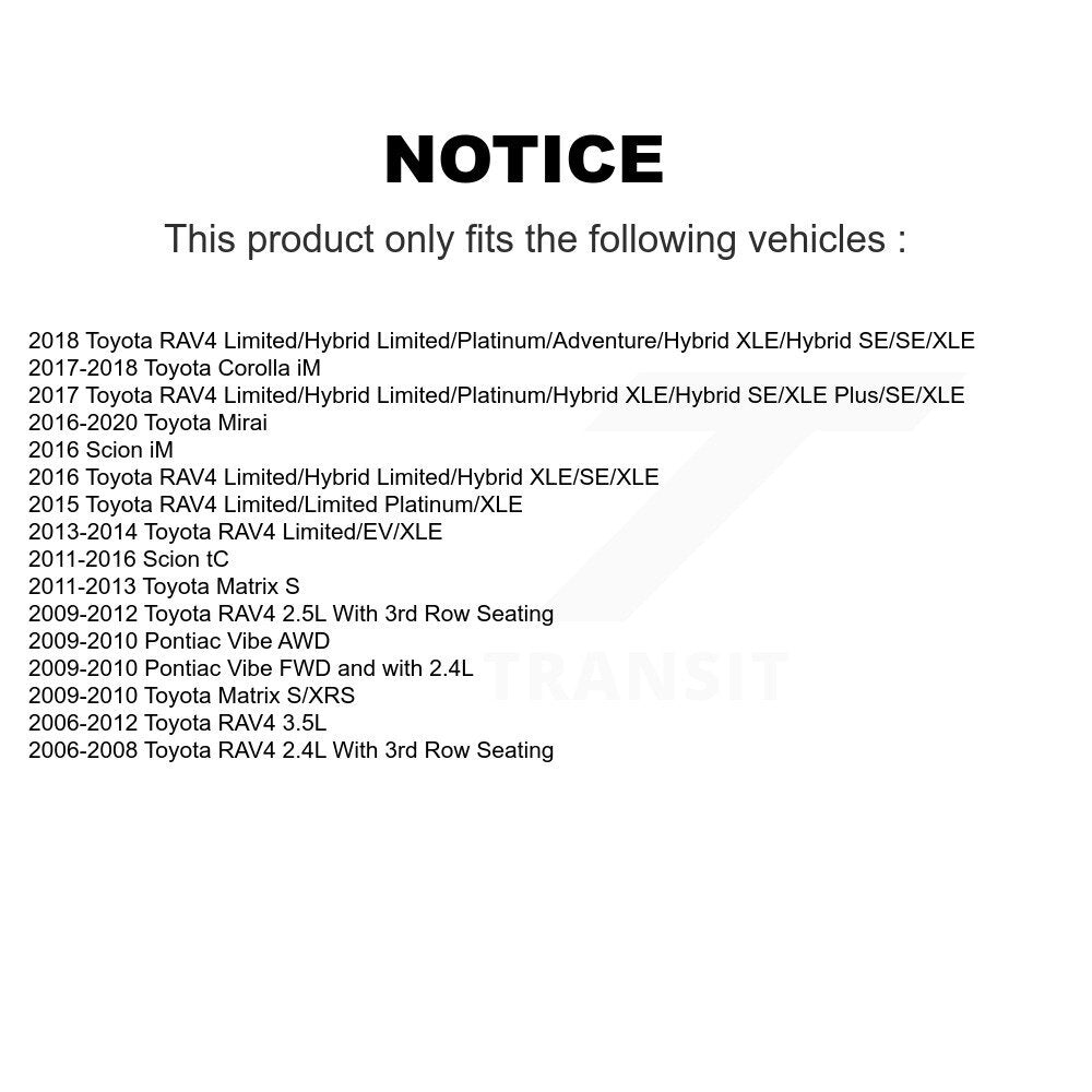 Coated Disc Rotors and Semi-Metallic Brake Pads Kit-KDS-100086 - Kit.bestparts.ca Kit.bestparts.ca