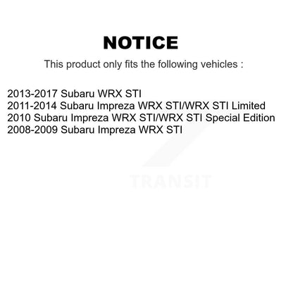 Coated Disc Rotors and Semi-Metallic Brake Pads Kit-KDS-100945 - Kit.bestparts.ca