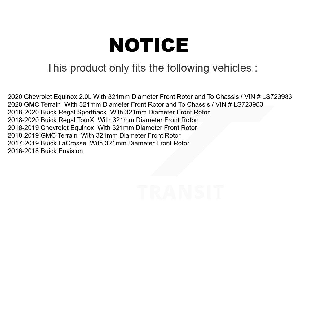 Coated Disc Rotors and Semi-Metallic Brake Pads Kit-KDS-101049 - Kit.bestparts.ca