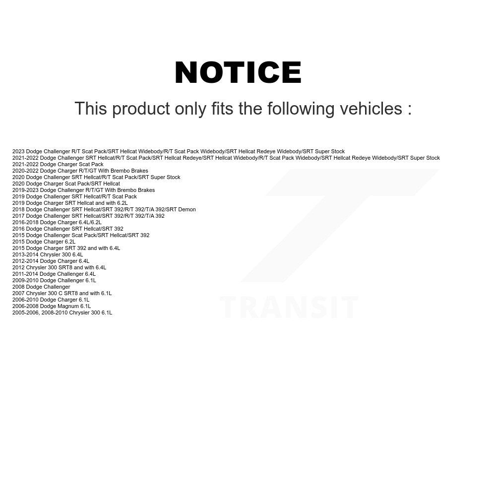 Disc Rotors and Semi-Metallic Brake Pads Kit-KDS-101795