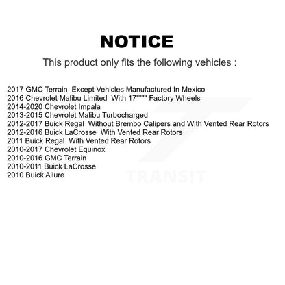 Coated Disc Rotors and Ceramic Brake Pads Kit-KDT-100007 - Kit.bestparts.ca