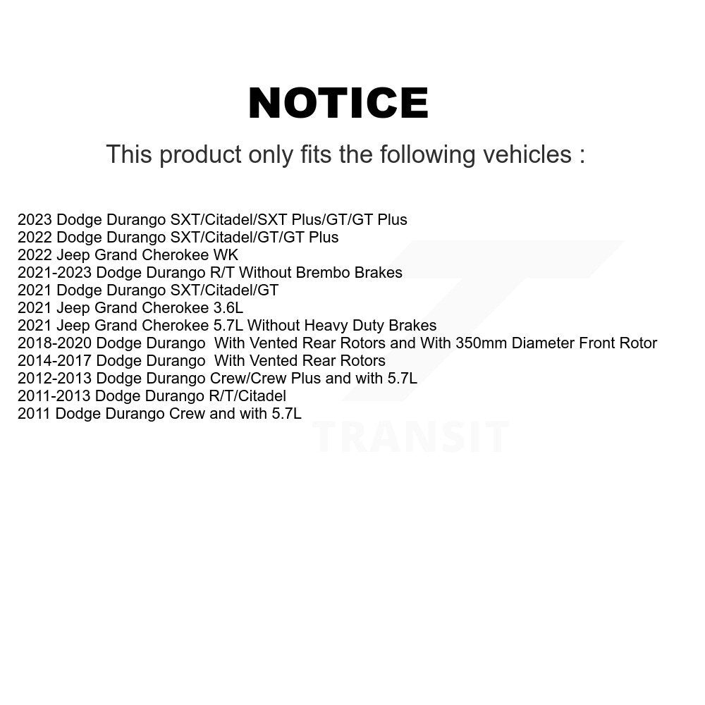 Disc Rotors and Ceramic Brake Pads Kit-KDT-100269 - Kit.bestparts.ca