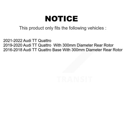 Disc Rotors and Ceramic Brake Pads Kit-KDT-100596 - Kit.bestparts.ca