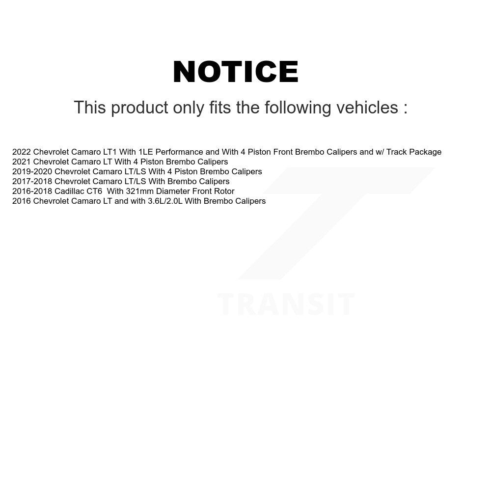 Disc Rotors and Ceramic Brake Pads Kit-KDT-100662 - Kit.bestparts.ca Kit.bestparts.ca