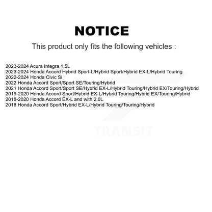 Coated Disc Rotors and Ceramic Brake Pads Kit-KDT-100732 - Kit.bestparts.ca
