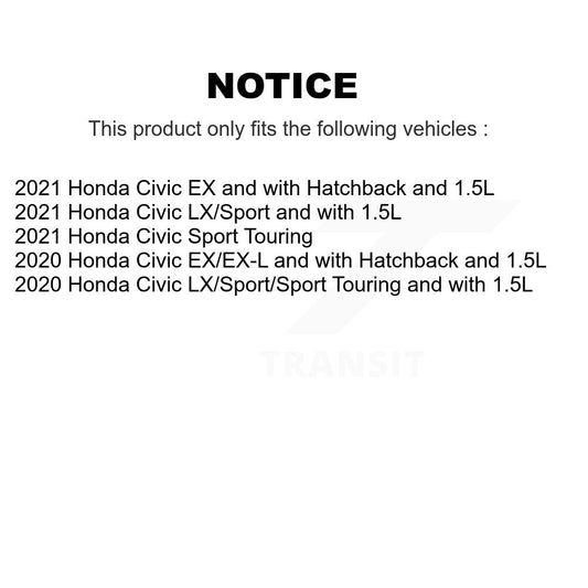 Disc Rotors and Ceramic Brake Pads Kit-KDT-100742 - Kit.bestparts.ca