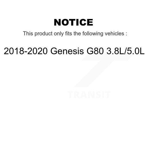 Coated Disc Rotors and Ceramic Brake Pads Kit-KDT-101460 - Kit.bestparts.ca