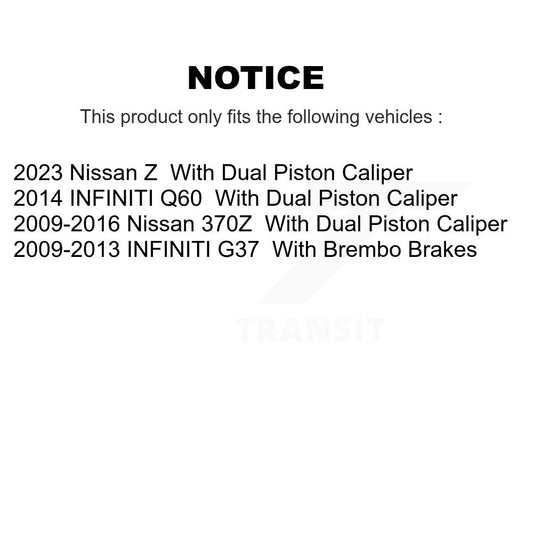 Coated Disc Rotors and Ceramic Brake Pads Kit-KDT-101573 - Kit.bestparts.ca