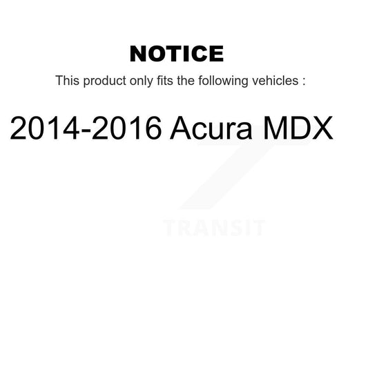 Coated Disc Rotors and Ceramic Brake Pads Kit-KDT-101641 - Kit.bestparts.ca