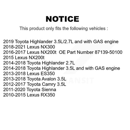 Air Filter Kit-KFL-100990 - Kit.bestparts.ca