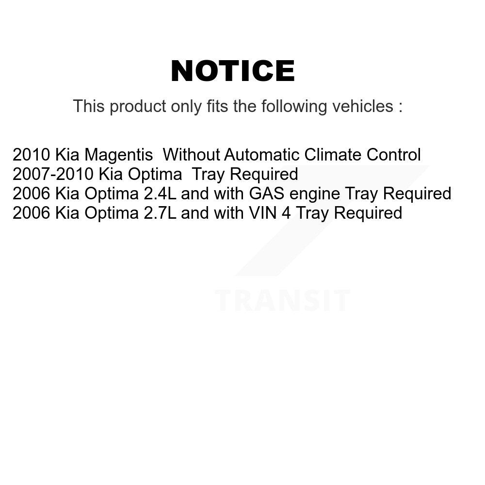 Air Filter Kit-KFL-101069 - Kit.bestparts.ca