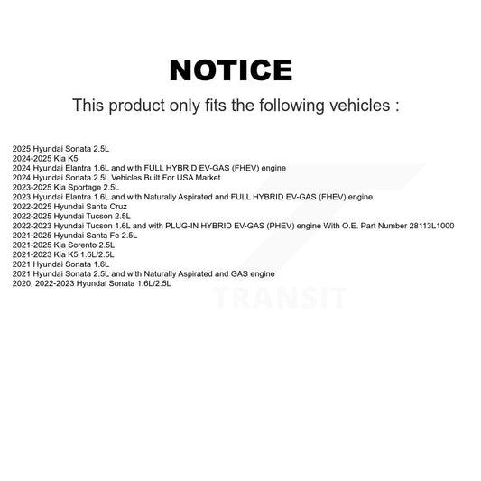 Air Filter Kit-KFL-103239 - Kit.bestparts.ca