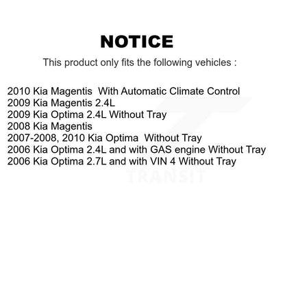 Cabin Air Filter Kit-KFM-100751 - Kit.bestparts.ca