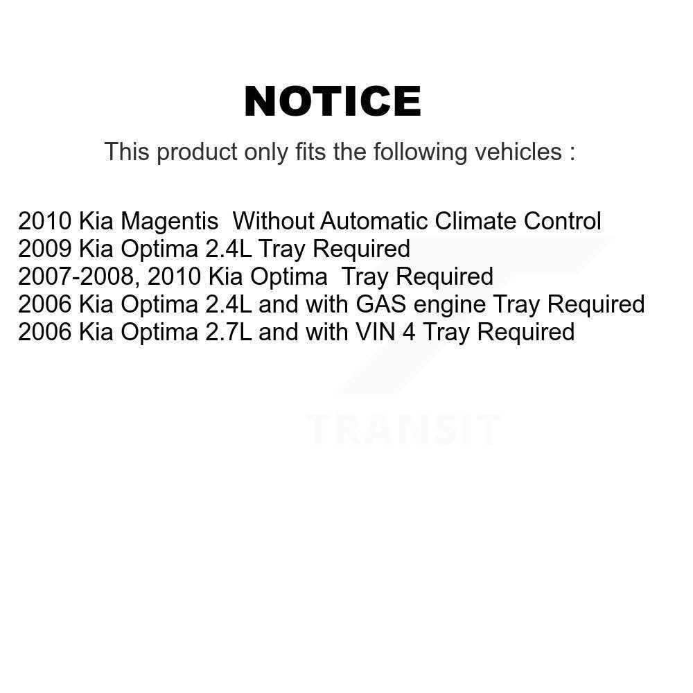 Cabin Air Filter Kit-KFM-102679 - Kit.bestparts.ca Kit.bestparts.ca