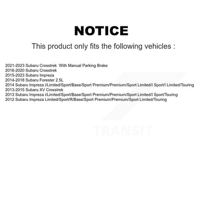 Disc Brake Rotor Kit-KG-100647 - Kit.bestparts.ca