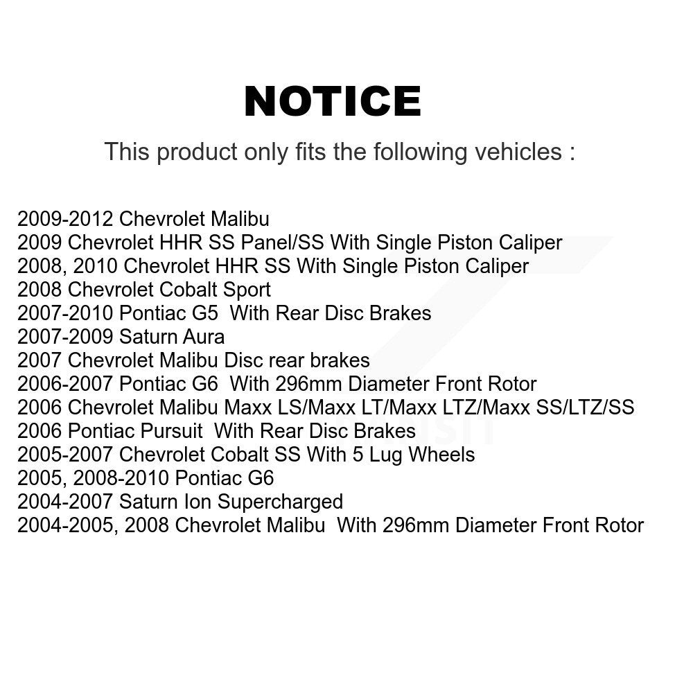 Disc Brake Rotor Kit-KG-100712 - Kit.bestparts.ca