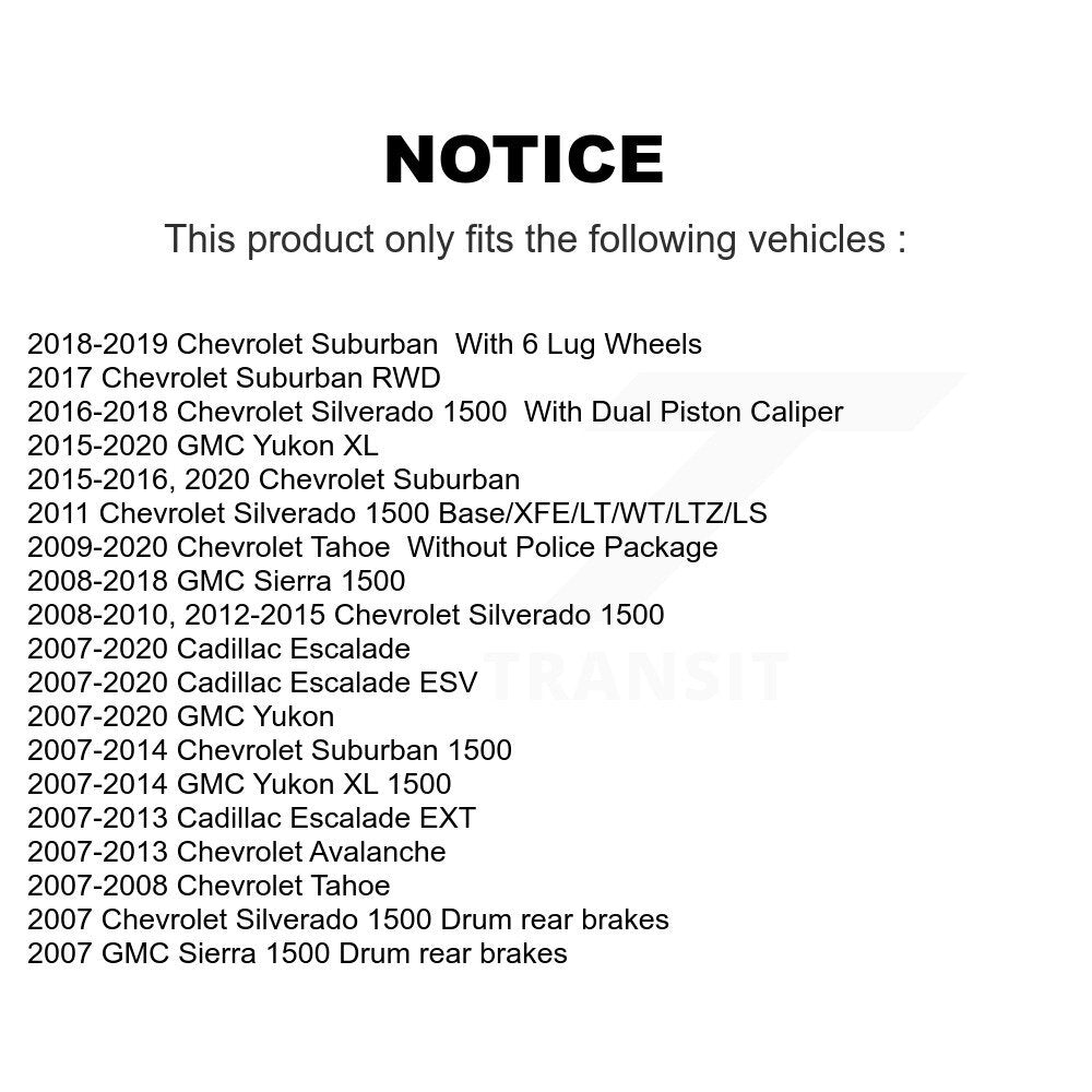 Disc Brake Rotor Kit-KG-100720 - Kit.bestparts.ca
