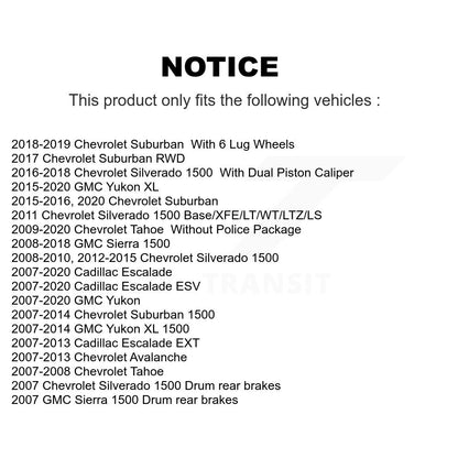 Disc Brake Rotor Kit-KG-100720 - Kit.bestparts.ca