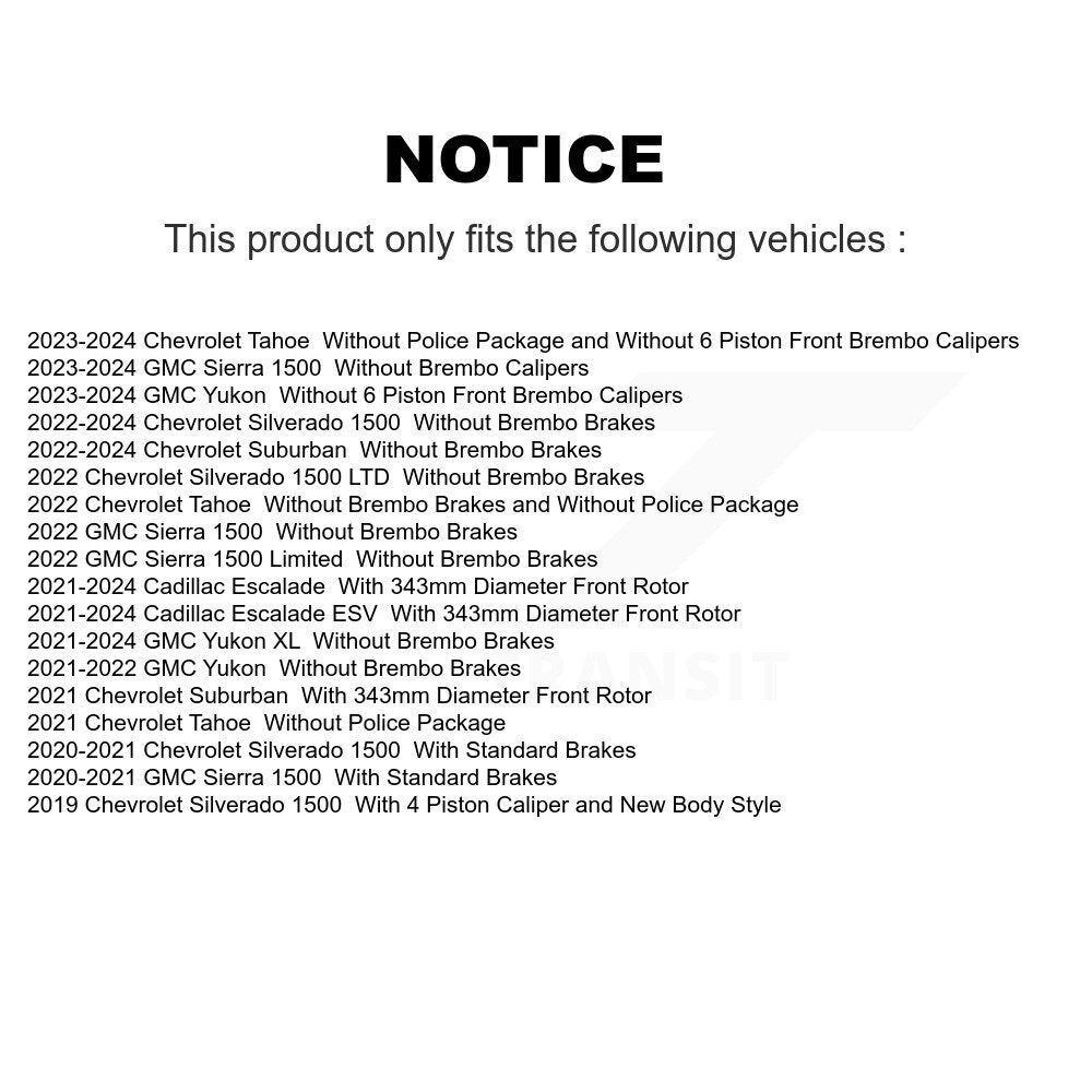 Disc Brake Rotor Kit-KG-101238 - Kit.bestparts.ca