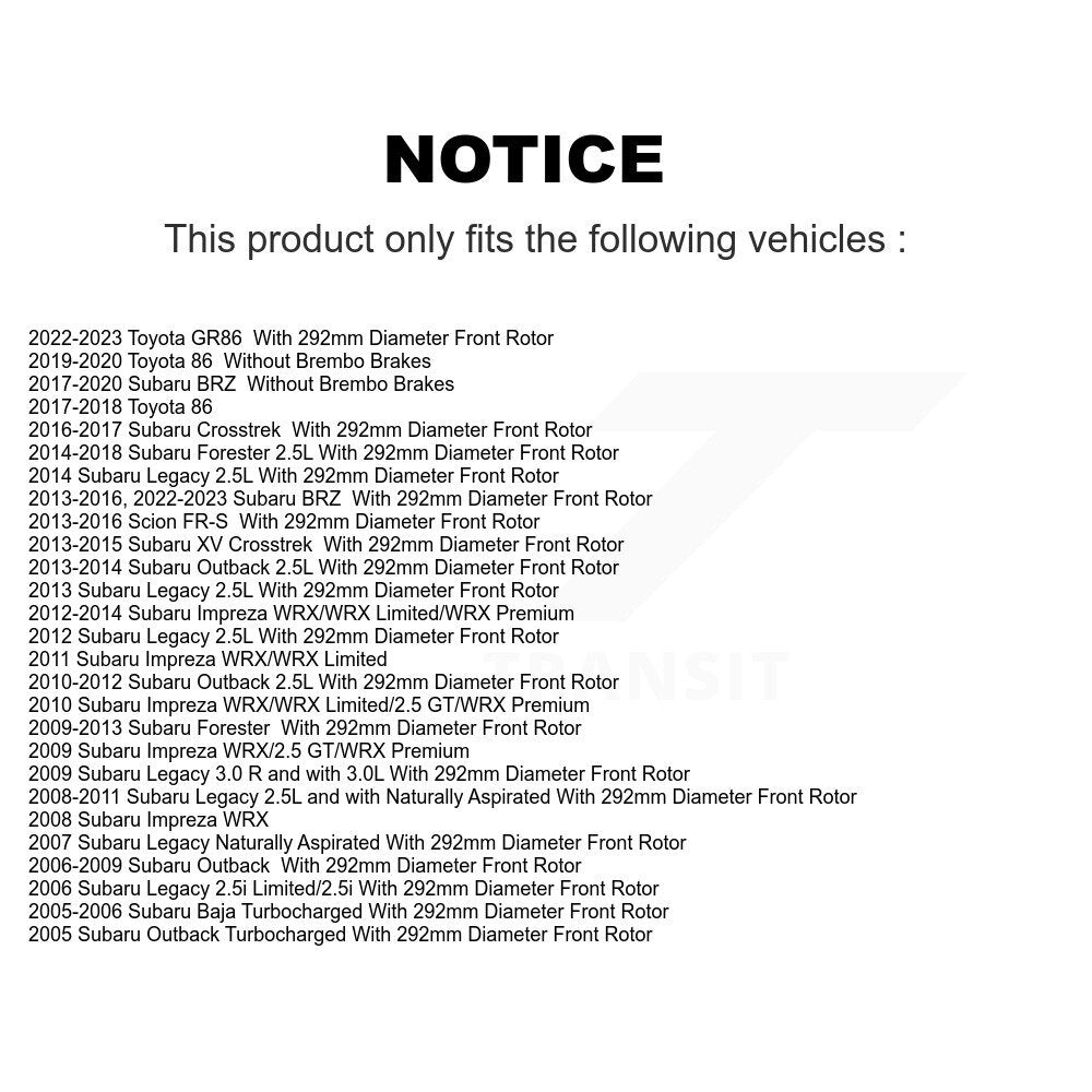 Disc Brake Rotor Kit-KG-101321 - Kit.bestparts.ca