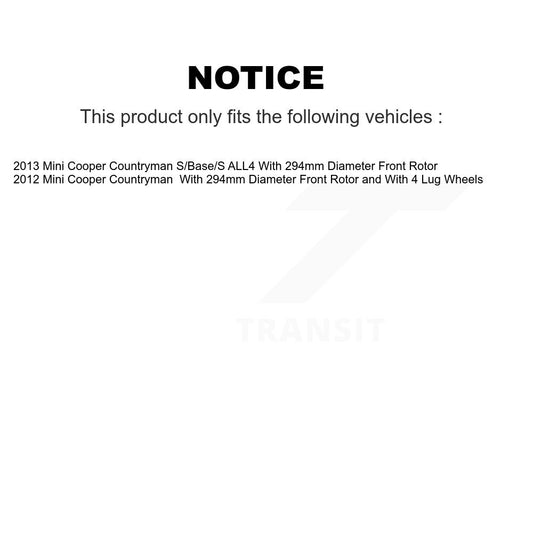 Disc Brake Rotor Kit-KG-101507 - Kit.bestparts.ca