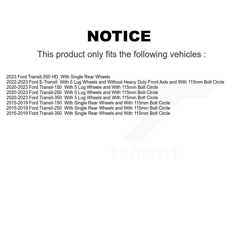 Disc Brake Rotor Kit-KG-101854 - Kit.bestparts.ca