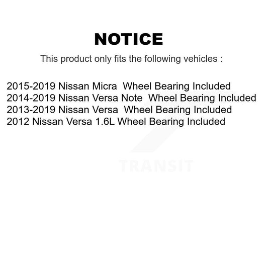 Drum Brake Hub Assembly Kit-KG-102103