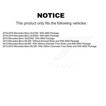 Disc Rotors and Ceramic Brake Pads Kit-KGA-100022 - Kit.bestparts.ca
