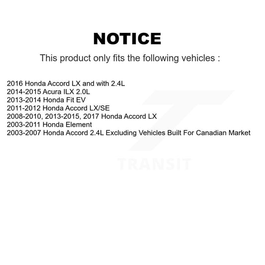 Coated Disc Rotors and Ceramic Brake Pads Kit-KGA-100123 - Kit.bestparts.ca